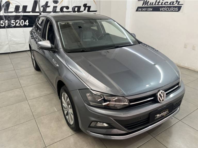 VOLKSWAGEN - POLO 1.0200 TSI HIGHLINE AUTOMÁTICO - 2018/2018 - CINZA - R$ 77.900,00