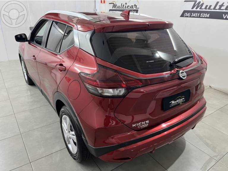 NISSAN - KICKS 1.6 16V SENSE FLEXSTART 4P MANUAL - 2022/2022 - VERMELHA - R$ 88.900,00