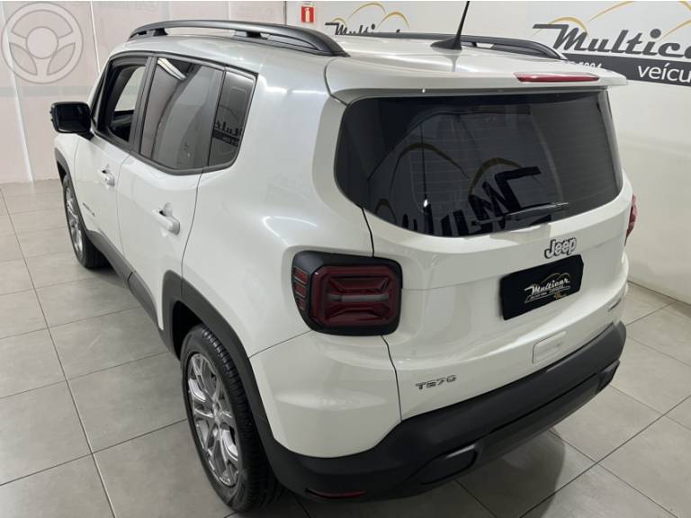 JEEP - RENEGADE 1.3 LONGITUDE T270 16V TURBO FLEX 4P AUTOMÁTICO - 2024/2025 - BRANCA - R$ 136.500,00