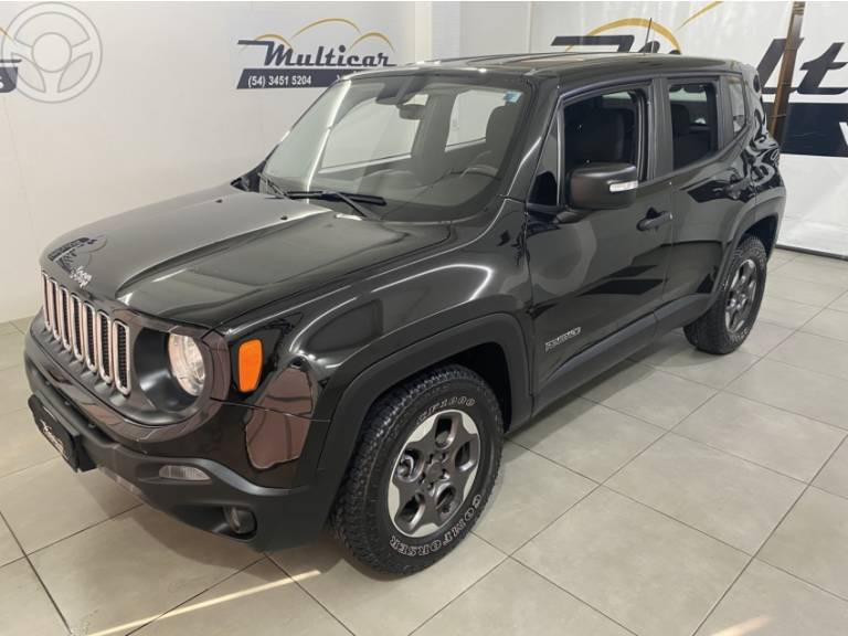 JEEP - RENEGADE 2.0 16V TURBO DIESEL SPORT 4P 4X4 AUTOMÁTICO - 2016/2016 - PRETA - R$ 81.900,00