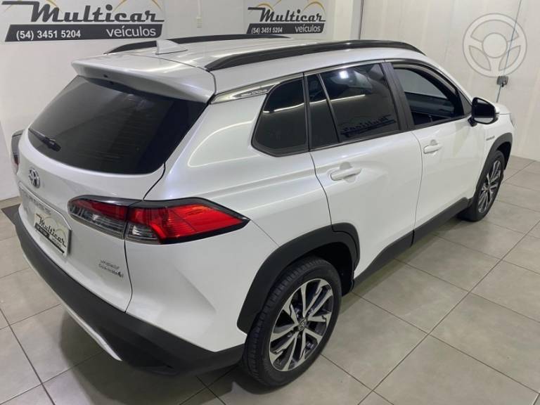 TOYOTA - COROLLA 1.8 CROSS XRV 16V HÍBRIDO 4P AUTOMÁTICO - 2021/2022 - BRANCA - R$ 148.900,00