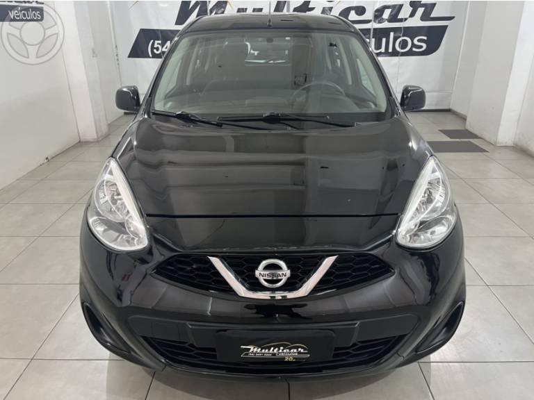 NISSAN - MARCH 1.6 S 16V FLEX 4P MANUAL - 2014/2015 - PRETA - R$ 42.900,00