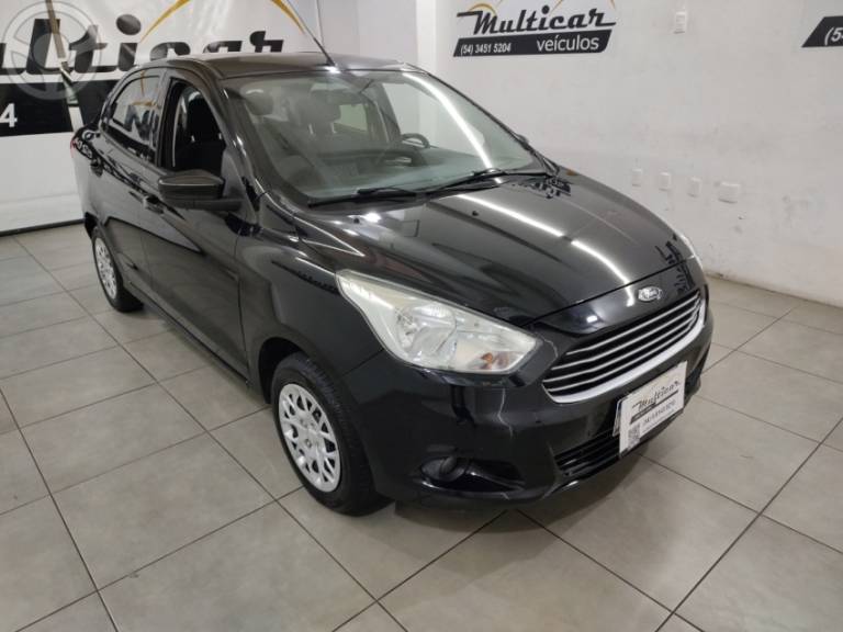 FORD - KA 1.0 SE 12V FLEX 4P MANUAL - 2015/2016 - PRETA - R$ 41.900,00