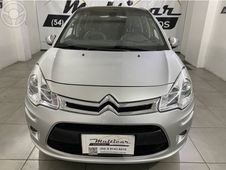 CITROËN - C3 1.6 EXCLUSIVE 16V FLEX 4P AUTOMÁTICO - 2013/2014 - PRATA - R$ 44.900,00