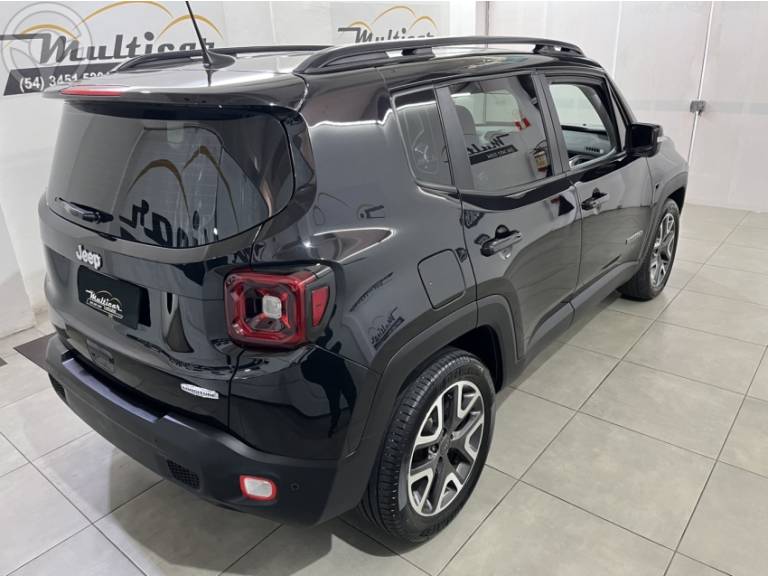 JEEP - RENEGADE 1.8 16V FLEX LONGITUDE 4P AUTOMÁTICO - 2019/2020 - PRETA - R$ 81.900,00