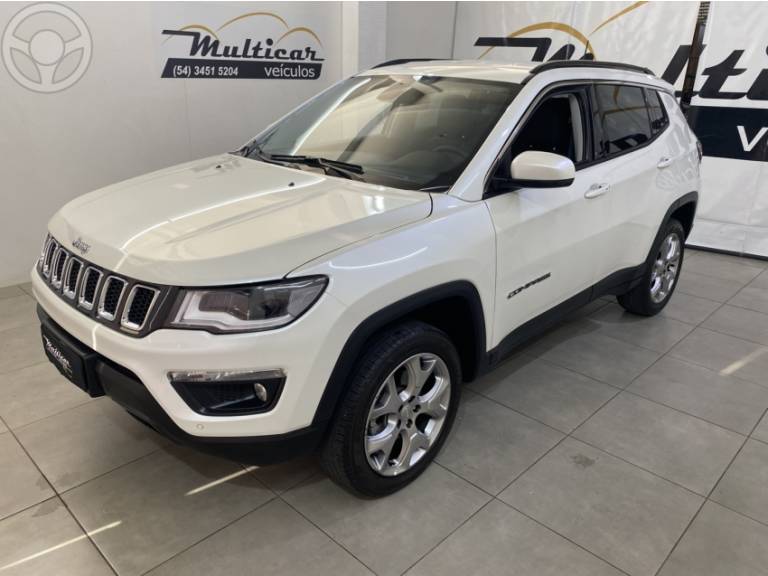 JEEP - COMPASS 2.0 16V DIESEL LONGITUDE 4X4 AUTOMÁTICO - 2021/2021 - BRANCA - R$ 124.900,00