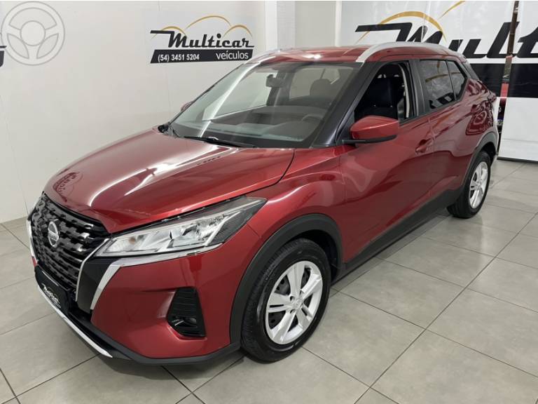 NISSAN - KICKS 1.6 16V SENSE FLEXSTART 4P MANUAL - 2022/2022 - VERMELHA - R$ 88.900,00