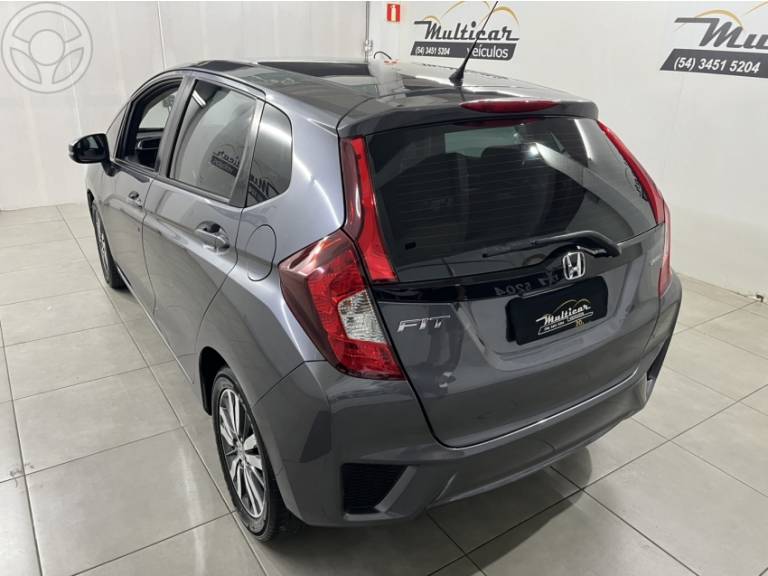 HONDA - FIT 1.5 EXL 16V FLEX 4P AUTOMÁTICO - 2014/2015 - CINZA - R$ 67.900,00