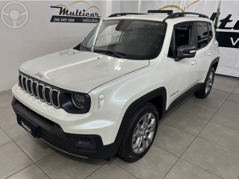 JEEP - RENEGADE 1.3 LONGITUDE T270 16V TURBO FLEX 4P AUTOMÁTICO - 2024/2025 - BRANCA - R$ 136.500,00