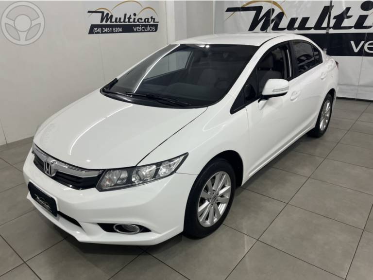 HONDA - CIVIC 2.0 LXR 16V FLEX 4P AUTOMÁTICO - 2014/2014 - BRANCA - R$ 72.900,00