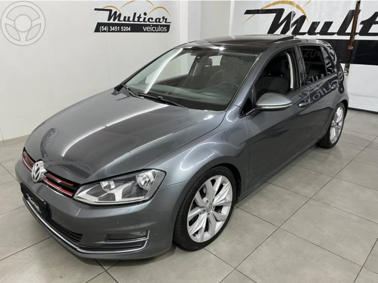VOLKSWAGEN - GOLF 1.4 TSI HIGHLINE 16V 4P AUTOMÁTICO - 2014/2015 - CINZA - R$ 86.900,00