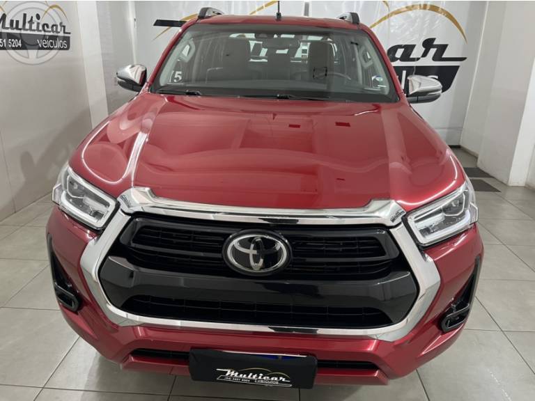 TOYOTA - HILUX 2.8 SRX 4X4 CD 16V DIESEL 4P AUTOMÁTICO - 2020/2021 - VERMELHA - R$ 239.900,00