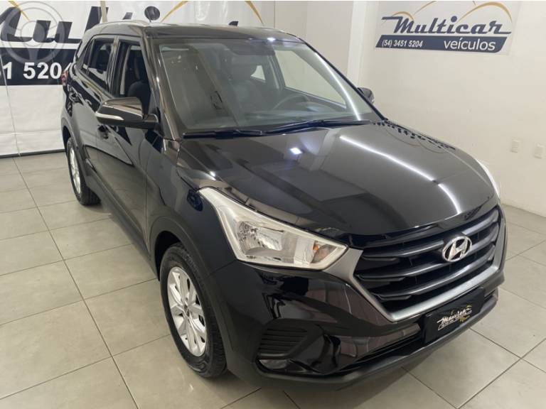 HYUNDAI - CRETA 1.6 16V FLEX SMART AUTOMÁTICO - 2019/2020 - PRETA - R$ 92.900,00