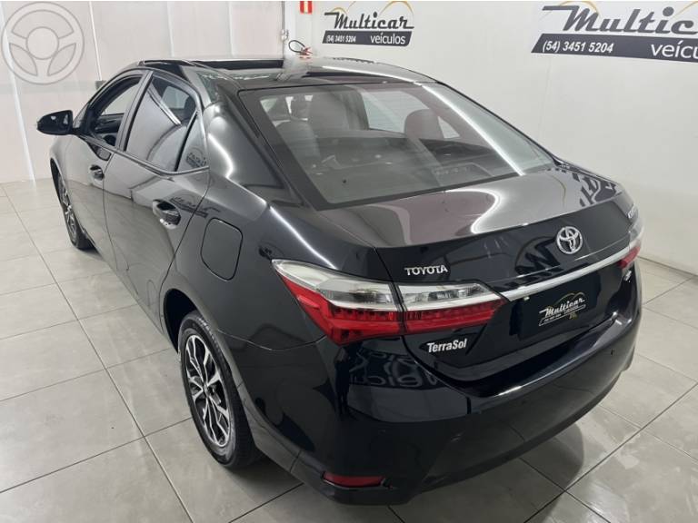 TOYOTA - COROLLA 1.8 GLI 16V FLEX 4P AUTOMÁTICO - 2019/2019 - PRETA - R$ 92.900,00