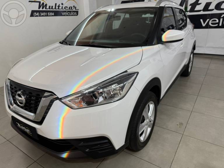 NISSAN - KICKS 1.6 16V FLEX S 4P MANUAL - 2019/2019 - BRANCA - R$ 78.500,00