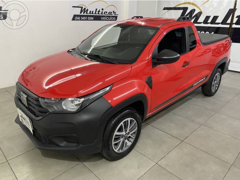 FIAT - STRADA 1.4 ENDURANCE CS PLUS 8V FLEX 2P MANUAL - 2020/2021 - VERMELHA - R$ 74.500,00