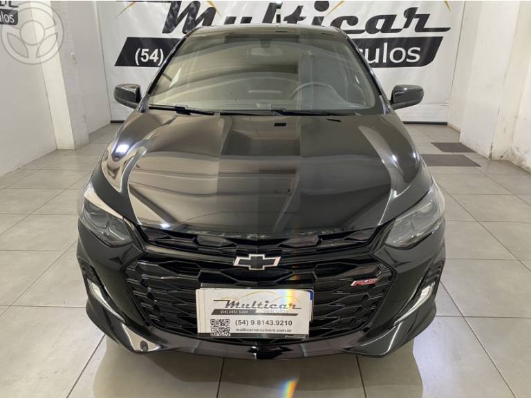 CHEVROLET - ONIX 1.0 TURBO FLEX RS 4P AUTOMÁTICO - 2022/2023 - PRETA - R$ 89.900,00