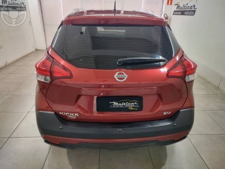 NISSAN - KICKS 1.6 16V FLEX SV 4P XTRONIC - 2019/2020 - VERMELHA - R$ 84.900,00
