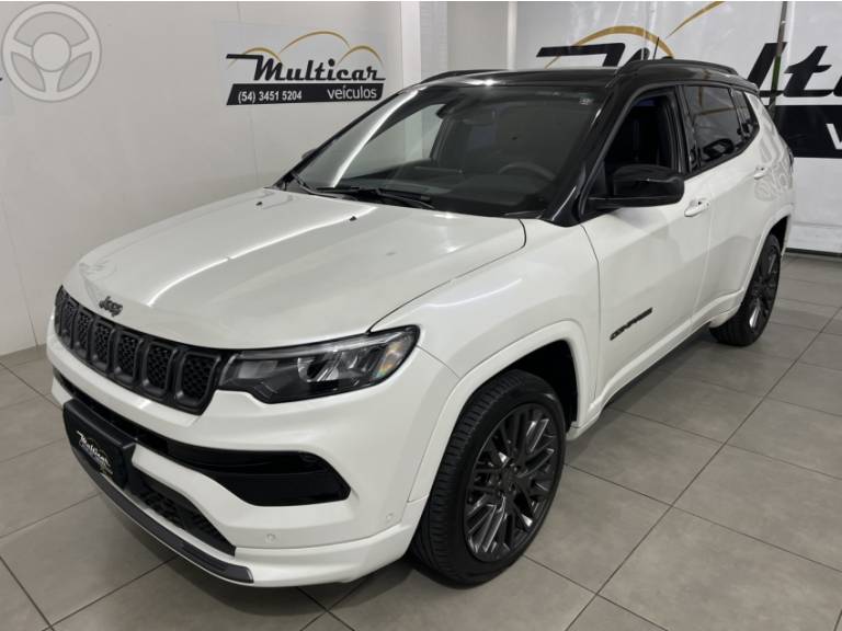 JEEP - COMPASS 1.3 SERIE S T270 16V TURBO FLEX 4P AUTOMÁTICO - 2022/2022 - BRANCA - R$ 154.900,00
