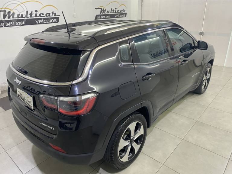 JEEP - COMPASS 2.0 16V FLEX LIMITED AUTOMÁTICO - 2017/2017 - PRETA - R$ 99.900,00