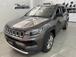 JEEP - COMPASS 1.3 LONGITUDE T270 16V TURBO 4X2 FLEX 4P AUTOMÁTICO - 2023/2023 - CINZA - R$ 136.900,00