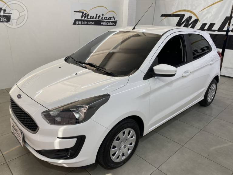 FORD - KA 1.0 SE 12V FLEX 4P MANUAL - 2018/2019 - BRANCA - R$ 48.900,00