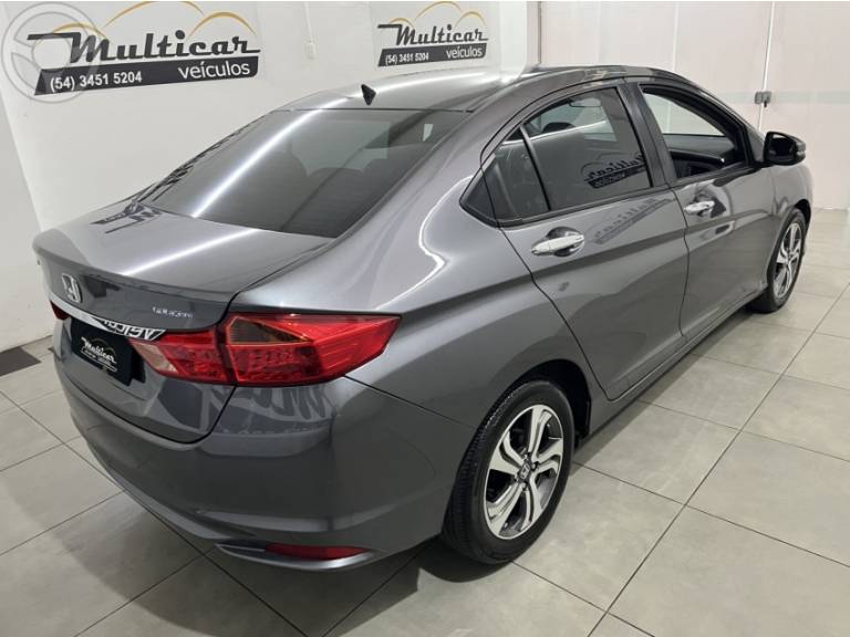 HONDA - CITY 1.5 EXL 16V FLEX 4P AUTOMÁTICO - 2015/2015 - CINZA - R$ 71.900,00