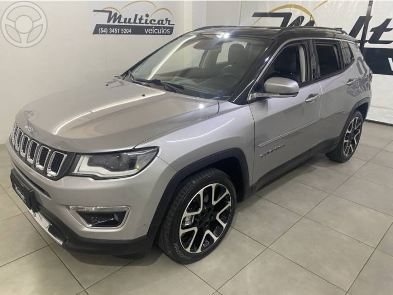 JEEP - COMPASS 2.0 16V FLEX LIMITED AUTOMÁTICO - 2020/2020 - CINZA - R$ 109.900,00