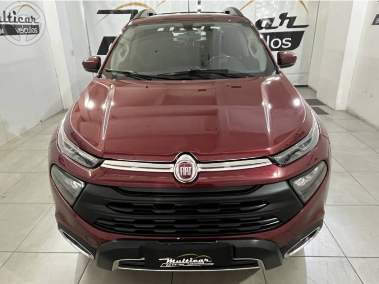 FIAT - TORO 2.0 16V TURBO DIESEL FREEDOM 4WD AT9 AUTOMÁTICO - 2020/2021 - BORDO - R$ 111.900,00