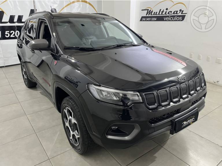 JEEP - COMPASS 2.0 TRAILHAWK TD350 TURBO DIESEL 4X4 4P AUTOMÁTICO - 2022/2022 - PRETA - R$ 149.900,00