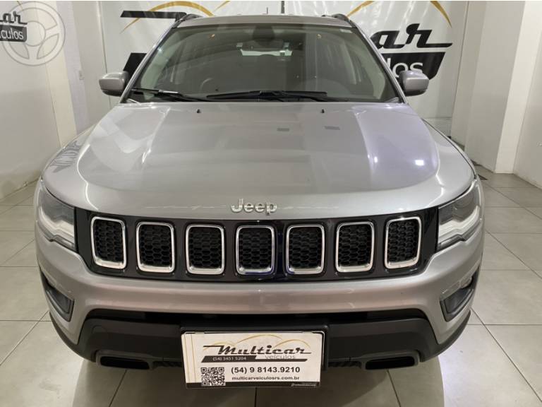 JEEP - COMPASS 2.0 16V DIESEL LONGITUDE 4X4 AUTOMÁTICO - 2019/2019 - CINZA - R$ 122.000,00