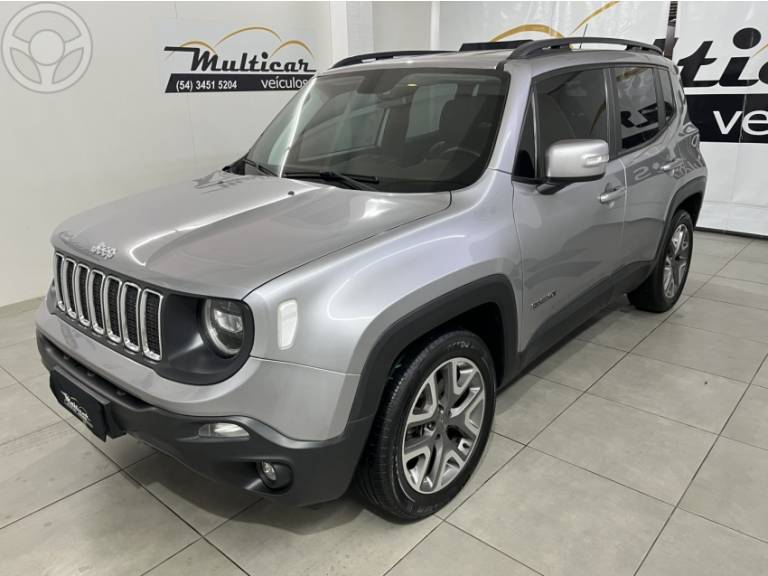 JEEP - RENEGADE 1.8 16V FLEX LONGITUDE 4P AUTOMÁTICO - 2020/2020 - PRATA - R$ 79.500,00