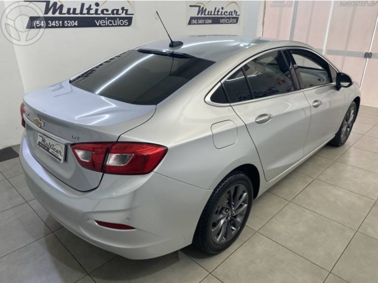 CHEVROLET - CRUZE 1.4 TURBO LTZ 16V FLEX 4P AUTOMÁTICO - 2018/2018 - PRATA - R$ 94.900,00