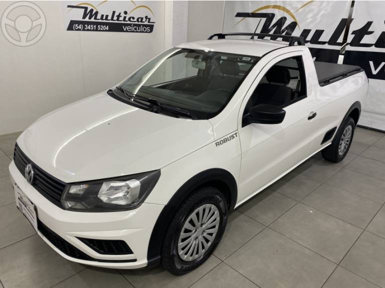 VOLKSWAGEN - SAVEIRO 1.6 MSI ROBUST CS 8V FLEX 2P MANUAL - 2019/2020 - BRANCA - R$ 59.900,00