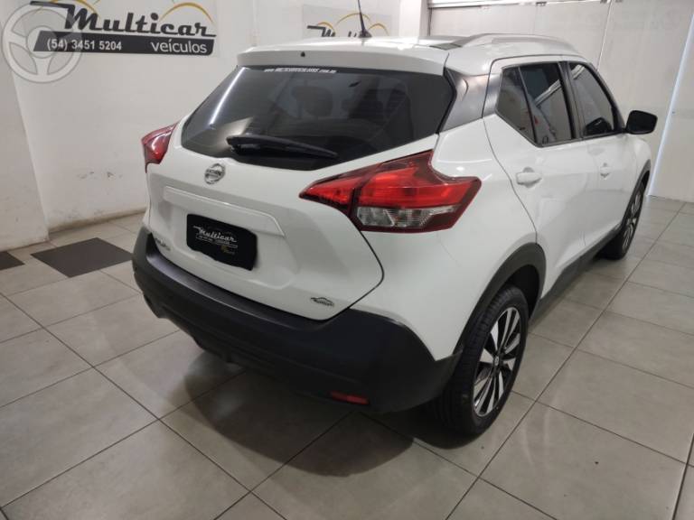NISSAN - KICKS 1.6 16V FLEX S 4P MANUAL - 2019/2020 - BRANCA - R$ 81.500,00