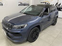 JEEP - COMPASS 1.3 S 4XE TURBO HIBRIDO 4P AUTOMÁTICO - 2022/2022 - AZUL - R$ 214.900,00