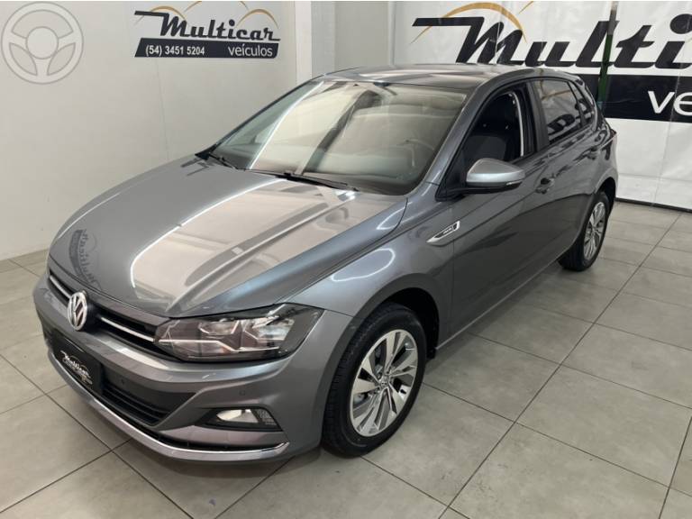 VOLKSWAGEN - POLO 1.0200 TSI HIGHLINE AUTOMÁTICO - 2018/2018 - CINZA - R$ 77.900,00