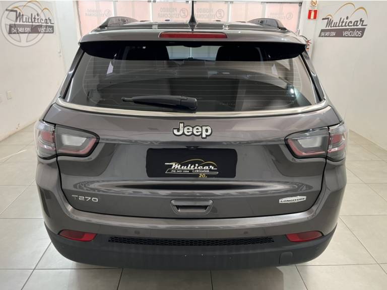 JEEP - COMPASS 1.3 LONGITUDE T270 16V TURBO 4X2 FLEX 4P AUTOMÁTICO - 2023/2023 - CINZA - R$ 136.900,00
