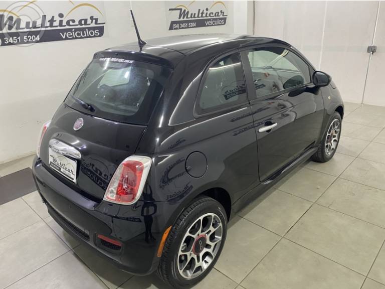 FIAT - 500 1.4 SPORT AIR 16V 2P AUTOMÁTICO - 2012/2012 - PRETA - R$ 49.900,00