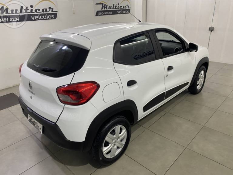 RENAULT - KWID 1.0 12V SCE FLEX ZEN MANUAL - 2019/2020 - BRANCA - R$ 42.900,00