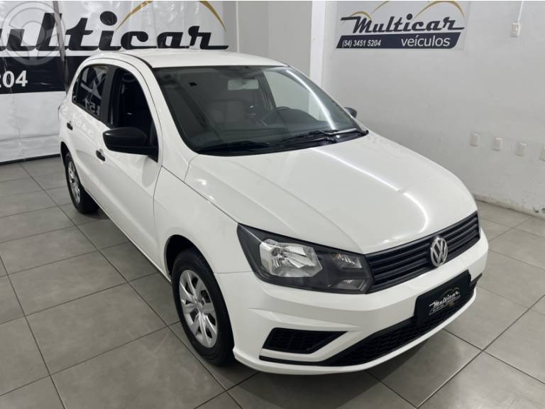 VOLKSWAGEN - GOL 1.0 12V MPI TOTALFLEX 4P MANUAL - 2019/2019 - BRANCA - R$ 41.900,00