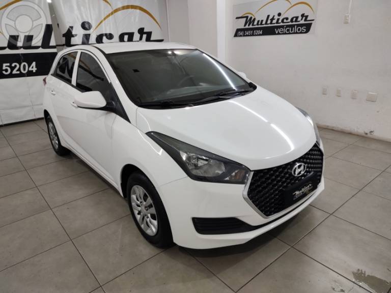 HYUNDAI - HB20 1.0 UNIQUE 12V FLEX 4P MANUAL - 2018/2019 - BRANCA - R$ 54.900,00