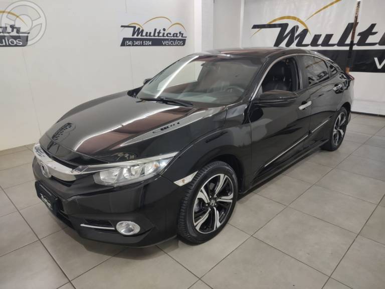 HONDA - CIVIC 2.0 16V FLEXONE EX 4P CVT - 2017/2017 - PRETA - R$ 104.000,00