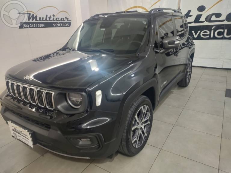 JEEP - RENEGADE 1.3 LONGITUDE T270 TURBO FLEX 4P AUTOMÁTICO - 2022/2022 - PRETA - R$ 112.900,00