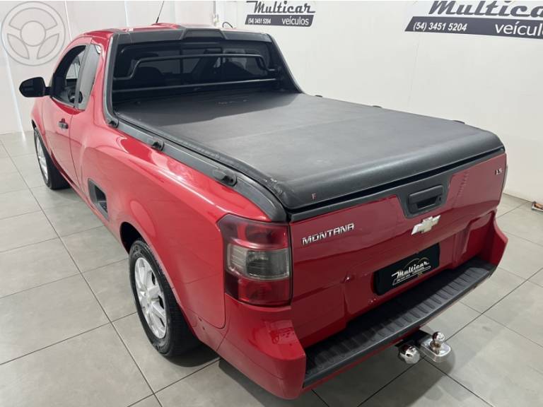 CHEVROLET - MONTANA 1.4 MPFI LS CS 8V FLEX 2P MANUAL - 2013/2014 - VERMELHA - R$ 44.900,00