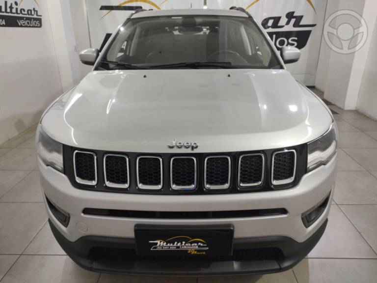 JEEP - COMPASS 2.0 16V FLEX LONGITUDE AUTOMÁTICO - 2017/2017 - PRATA - R$ 89.000,00
