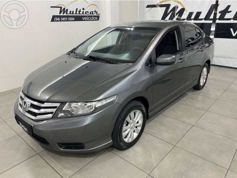 HONDA - CITY 1.5 LX 16V FLEX 4P MANUAL - 2012/2013 - CINZA - R$ 54.900,00