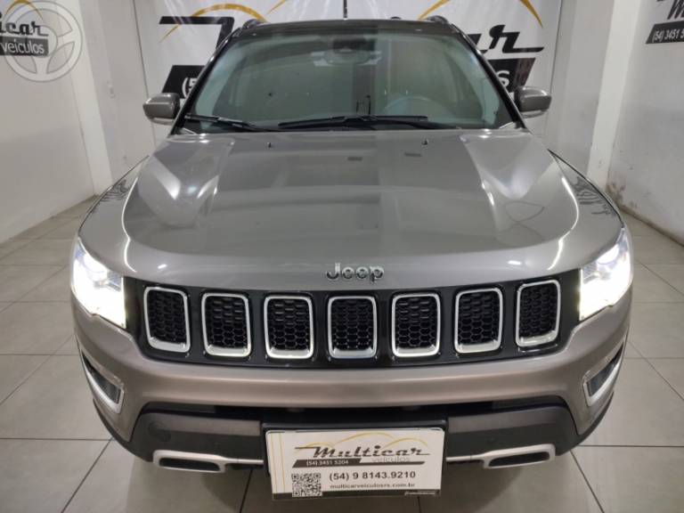 JEEP - COMPASS 2.0 16V DIESEL LIMITED 4X4 AUTOMÁTICO - 2019/2020 - CINZA - R$ 132.900,00