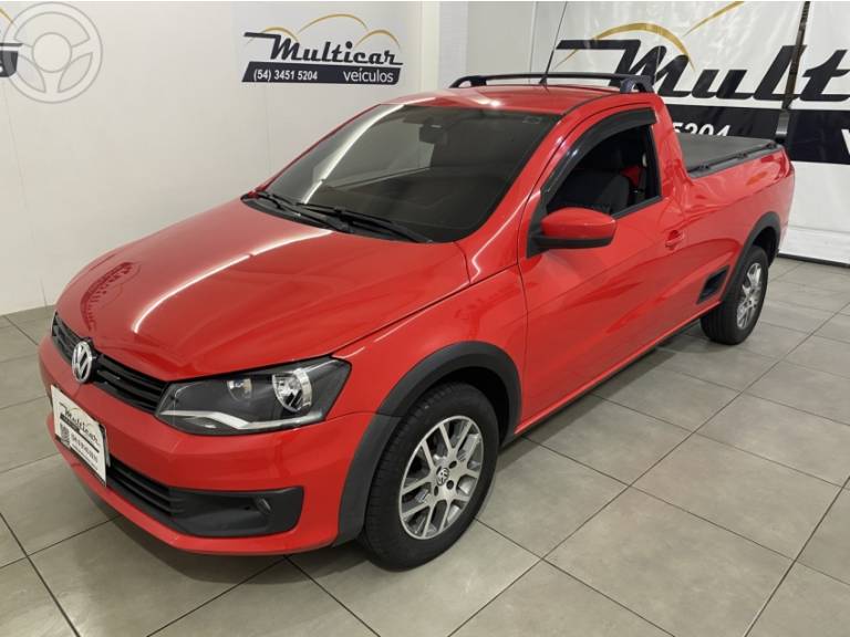 VOLKSWAGEN - SAVEIRO 1.6 MI TRENDLINE CS 8V FLEX 2P MANUAL - 2015/2015 - VERMELHA - R$ 48.500,00