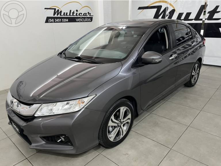 HONDA - CITY 1.5 EXL 16V FLEX 4P AUTOMÁTICO - 2015/2015 - CINZA - R$ 71.900,00